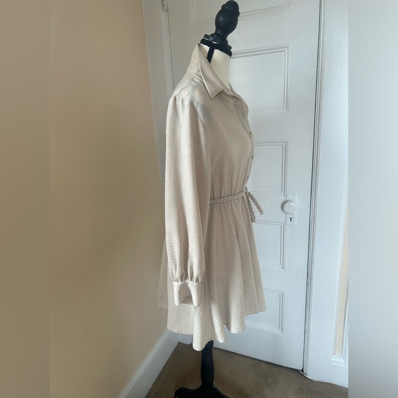 Zara Shirt Dress with Braided Belt - Picture 10 of 15